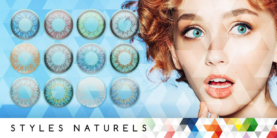 Voici notre gamme de lentilles de contact de couleur naturelle Chromaview