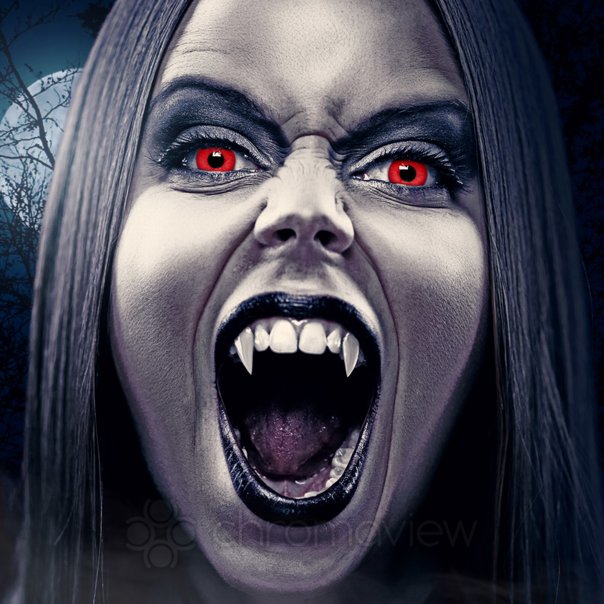 Zombie Red Contact Lenses, 1 Day | Chromaview Wholesale UK