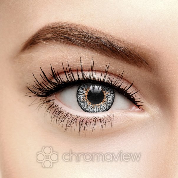 Lentillas Gris Platino Tri Tono 90 D as Chromaview ES