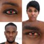 Demon Cat’s Eye Red Colored Contact Lenses, Daily | Chromaview US
